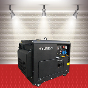Hyundai DHY-6000SE - Máy phát điện chạy dầu Hyundai  DHY-6000SE 5kw siêu chống ồn.